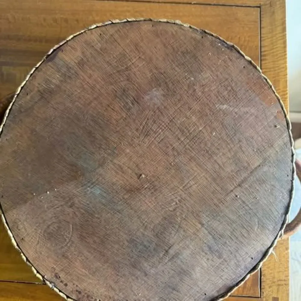 Ceramic Casserole Dish with Woven Rattan Carrier